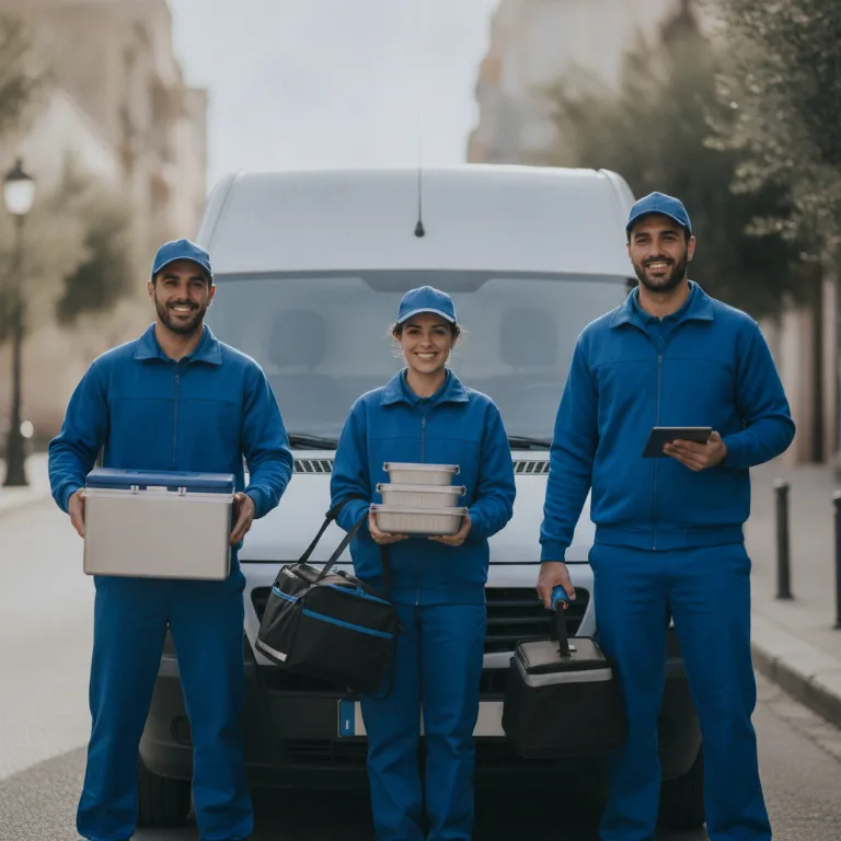 Entrega de Comidas equipo en Sabadell